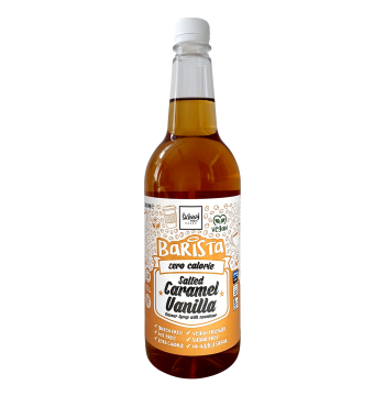 The Skinny Food Co Skinny Barista Zero Calorie Coffee Syrup 1000ml Salted Caramel Vanilla